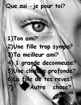 QUI SUIS-JE pour TOI ?!