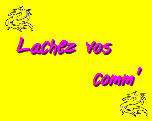 LACHEZ VOS COM'S