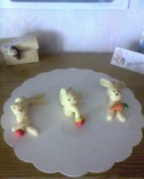 Animaux en pâte d'amandes